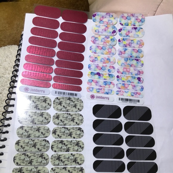 Jamberry full sheets includes seaside sparkle - Picture 6 of 8